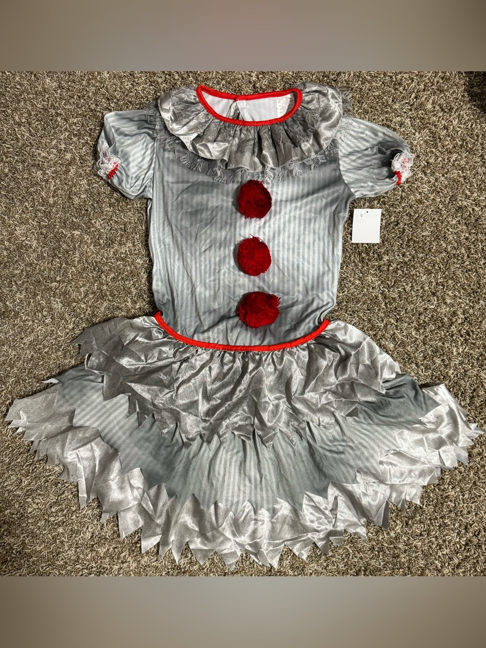Womens It Clown Dress Halloween Costume